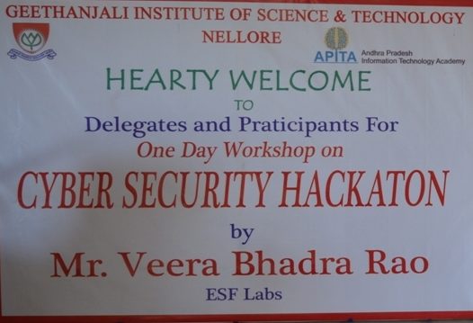 One Day Workshop on Cyber Security