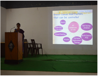 Health awareness Programme on Breast Cancer