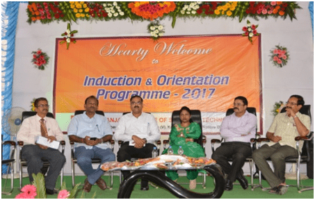 A REPORT  on Orientation Day For I Year B.Tech Students