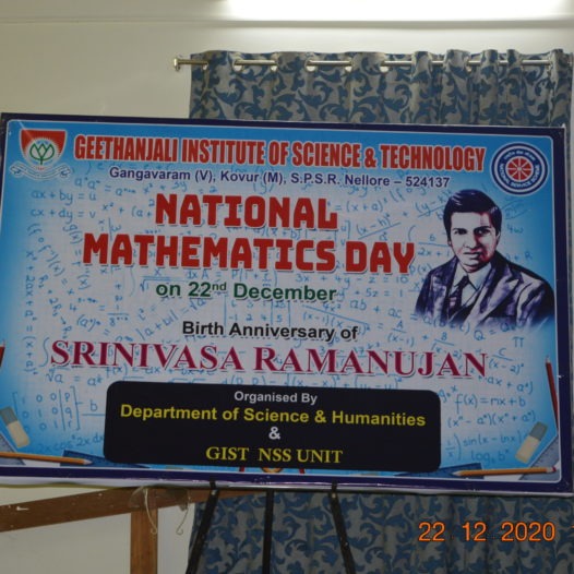 A Two-Day National Mathematics Day Celebrations Organised by S & H at GIST