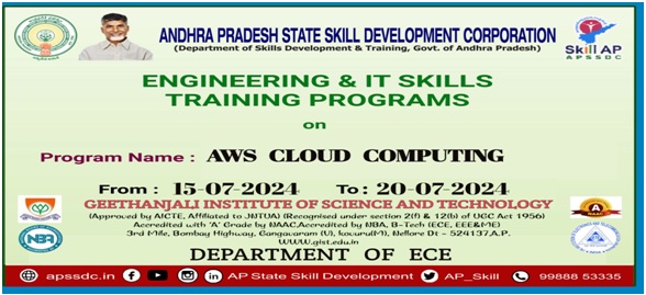 A Report on One Week Workshop on AWS Cloud computing | Geethanjali