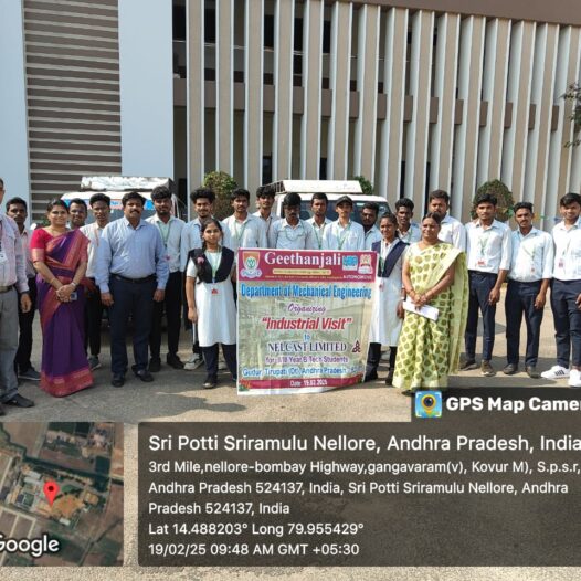 A  Report On Industrial Visit To NELCAST:Gudur.