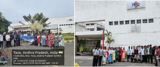 Report on One Day Industrial Visit to Indo national Limited (NIPPO)